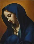 Head of the Virgin By Onorio Marinari