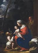 Rest Scene for the Egyptian By Onorio Marinari