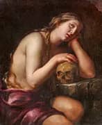 The Penitent Mary Magdalene By Onorio Marinari