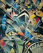 The Arrival c1913 By Christopher Richard Wynne Nevinson