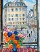 View from a Paris Window By Christopher Richard Wynne Nevinson