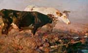 Cows in the Moor 1908 By Heinrich von Zugel