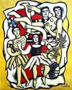 Bird Dancers By Fernand Leger
