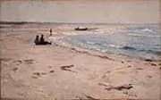 From the Beach at Sele By Eilif Peterssen
