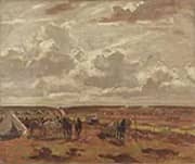 Camp at Agny By Algernon Talmage