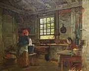 Old Colonial Wash Kitchen By John Joseph Enneking