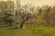 Climbing The Apple Tree By John Joseph Enneking