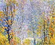 Birches By John Joseph Enneking