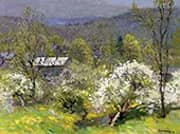 Apple Blossoms By John Joseph Enneking