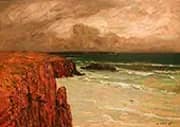 Sea Landscape in Brittany By Charles Cottet