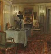 Evening Interior By Carl Holsoe