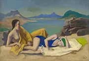 Bathers at the Lake By Karl Hofer