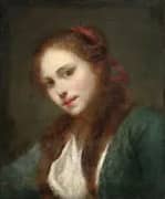 A Polish Beauty By Jean Baptiste Greuze