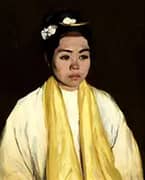 Portrait of a Woman from Mandalay 1909 By Gerald Festus Kelly