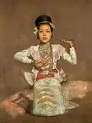 The Burmese Dancer VI By Gerald Festus Kelly