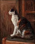 Parisian Cat Portrait By Theophile Alexandre Steinlen