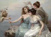 The Three Graces 1899 By Edouard Bisson