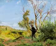 An Edge of the Woods By Emile Friant