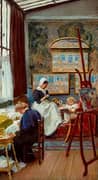 Atelier at Giverny By Frederick W. MacMonnies