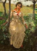 A Young Woman By Harrington Mann