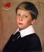 Portrait of an Eton Boy By Harrington Mann