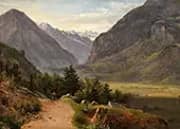 Near Meiringen 1835 By Thomas Fearnley