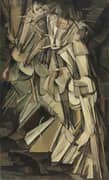 Nude Descending a Staircase 2 By marcel-duchamp