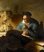 The Quill Cutter 1627 By Jan Lievens