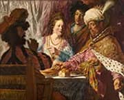 The Feast of Esther c1625 By Jan Lievens