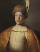Portrait of a Boy in Oriental Costume By Jan Lievens