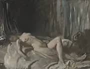 Study of a Female Nude By William Orpen