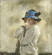 The Blue Hat By William Orpen