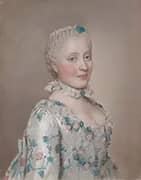 Maria Josepha of Saxony Dauphine of France By Jean-Etienne Liotard