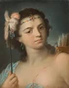 Personification of America By Rosalba Carriera