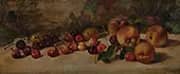 Featuring Fruits in Cluding Peaches and Cherries By Giovanni Segantini