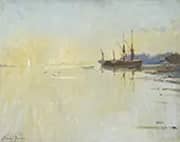 First on the Tide By Edward Seago