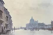 Early Morning the Grand Canal Venice By Edward Seago