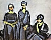 Three Ladies in Black By Harald Giersing