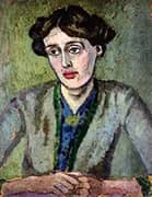 Portrait of Virginia Woolf 1917 By Roger Fry