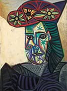 Buste de Femme au Chapeau a Fleurs Dora Maar By Pablo Picasso