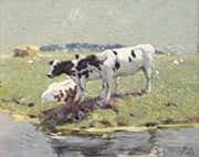 In the Meadows near Edam By Frederick Hall