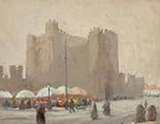 Belgian Flower Vendors 1902 By Elizabeth Nourse