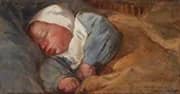 Sleeping Baby By Elizabeth Nourse