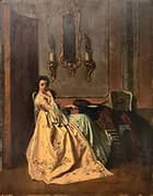 Daydreaming By Auguste Serrure