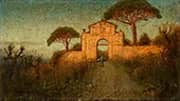 View of the Roman Campagna near Frascati 1930 By Curt Agthe