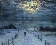 A Wintry Walk By Birge Harrison