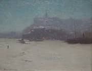 Quebec from the Harbor c1910 By Birge Harrison