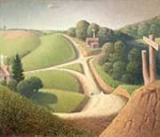 New Road By Grant Wood