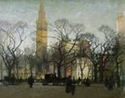 Afternoon Madison Square By Paul Cornoyer