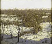 Central Park in Winter By Paul Cornoyer